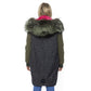 Mr&Mrs Italy Gray Leather Women Bomber Jacket