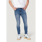 Antony Morato Blue Cotton Skinny Jeans