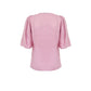 Ganni Pink Satin Tank Tops