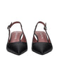 Premiata Black Leather Platform Pumps