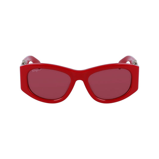 Ferragamo Multicolor Acetate Sunglasses