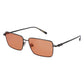 Ferragamo Gray Metal Sunglasses