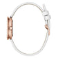 Furla White Leather Dress Watch