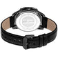 Just Cavalli Black Leather Dress Watch