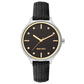 Nine West Black Leather Dress Watch