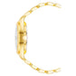 Nine West Gold Metal Dress Watch