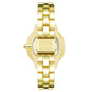 Nine West Gold Metal Dress Watch