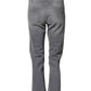 CYCLE Gray Tattered Mid Waist Men Straight Denim Trouser Jeans