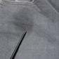 CYCLE Gray Tattered Mid Waist Men Straight Denim Trouser Jeans