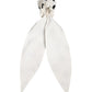 Dolce & Gabbana Scrunchie White Cotton Polka Dot Scarf Tie Accessory Hair