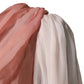 Dolce & Gabbana Pink Silk Tulle Long Sleeve V-neck Dress