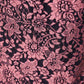 Dolce & Gabbana Black Pink Floral Lace Silk Sheath Dress