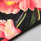 Dolce & Gabbana Black Floral Print Viscose A-line Mini  Dress