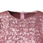 Dolce & Gabbana Pink Sequinned Mermaid Long Gown Dress