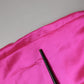 Dolce & Gabbana Pink Silk High Waist Dress Trousers Pants