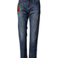 Dolce & Gabbana Blue Floral Embroidered BOYFRIEND Denim Jeans