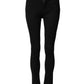 Dolce & Gabbana Black Cotton Skinny Mid Waist Denim Jeans