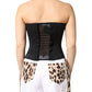 Dolce & Gabbana Black Silk Lace Bustier Corset Strapless Top