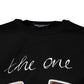 Dolce & Gabbana Black Graphic Crew Neck Short Sleeves T-shirt