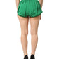 Dolce & Gabbana Green Silk High Waist Women Hot Pants Shorts