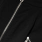 Dolce & Gabbana Black Polyester Zipper High Waist Mini Skirt