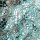 Dolce & Gabbana Blue Floral Brocade High Waist Mini Skirt