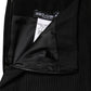 Dolce & Gabbana Black Cotton Pencil Cut High Waist Mini Skirt