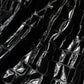 Dolce & Gabbana Black Croc Faux-Leather Mid Waist Midi Skirt