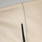 Dolce & Gabbana Beige Leather Studs Mid Waist Mini Skirt