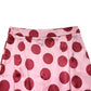 Dolce & Gabbana Pink Polka Dot Silk Pencil Cut Midi Skirt