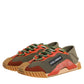 Dolce & Gabbana Multicolor Lace Up Low Top NS1 Sneakers Shoes
