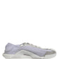 Dolce & Gabbana White Lace Up Low Top NS1 Sneakers Men Shoes