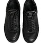 Dolce & Gabbana Black MIAMI Calf Low Top Men Sneakers  Shoes