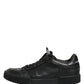 Dolce & Gabbana Black MIAMI Calf Low Top Men Sneakers  Shoes
