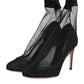 Dolce & Gabbana Black Nylon Stretch Mesh Sock Boots  Shoes