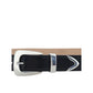Khaite Black Calf Leather Bos Taurus Regular Belt