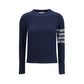 Thom Browne Blue Wool Oves Aries Sweatshirt