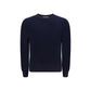 Brunello Cucinelli Blue Wool Oves Aries Sweatshirt