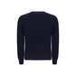 Brunello Cucinelli Blue Wool Oves Aries Sweatshirt