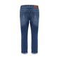 Brunello Cucinelli Blue Cotton Straight-Leg Jeans