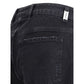 Represent Black Cotton Straight-Leg Jeans