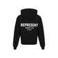 Represent Black Cotton Sweatshirt