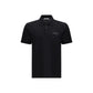 Givenchy Black Cotton Polo Shirt
