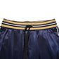 Dolce & Gabbana Blue Nylon Jogger Mid Waist Trouser Pants