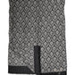 Dolce & Gabbana Black White Damask Patterned Lace Men Scarf