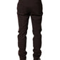 Dolce & Gabbana Brown Polyester Men Dress Trousers Pants