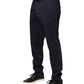 Domenico Tagliente Navy Blue Skinny Chino Mid Waist Men Pants