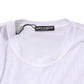 Dolce & Gabbana White Nylon Long Sleeves Crewneck T-Shirt
