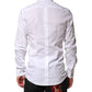 Dolce & Gabbana White GOLD Long Sleeves Formal Dress Shirt