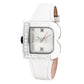 Laura Biagiotti White Leather Dress Watch
